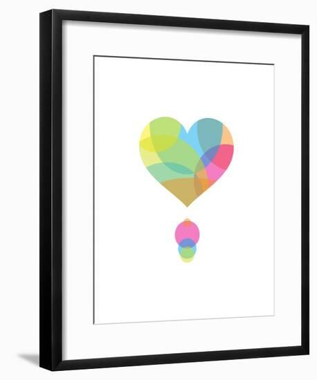 Colors of a Heart-Volkan Dalyan-Framed Art Print