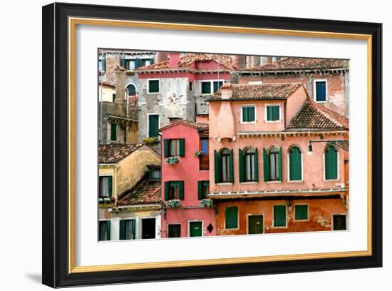 Colors of Cannaregio I, Venice-Igor Maloratsky-Framed Art Print