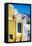 Colors of Greece Series - Santorini, Traditional Cycladic Architecture-Maugli-l-Framed Premier Image Canvas