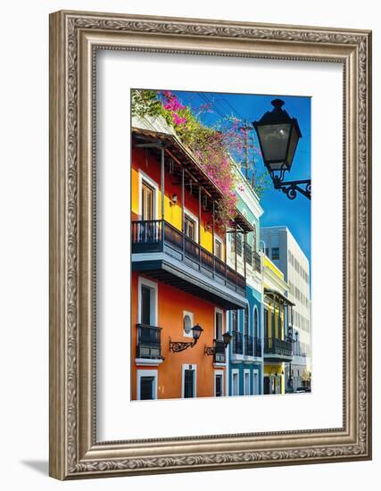 Colors Of Old San Juan I-George Oze-Framed Photographic Print