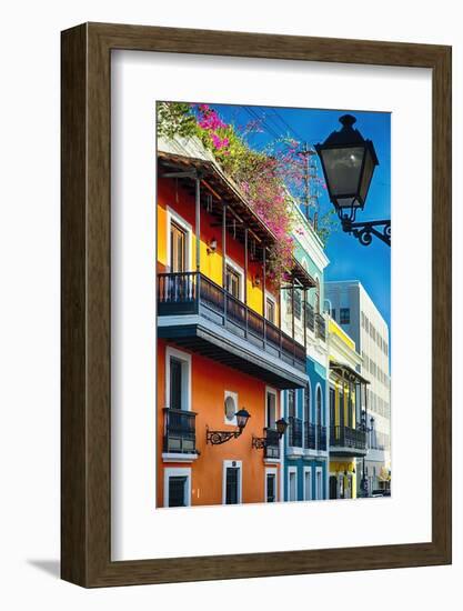 Colors Of Old San Juan I-George Oze-Framed Photographic Print