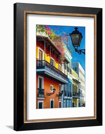 Colors Of Old San Juan I-George Oze-Framed Photographic Print