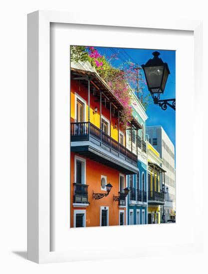 Colors Of Old San Juan I-George Oze-Framed Photographic Print