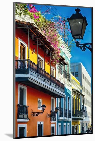 Colors Of Old San Juan I-George Oze-Mounted Photographic Print