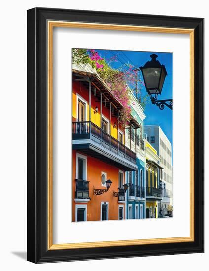 Colors Of Old San Juan I-George Oze-Framed Photographic Print