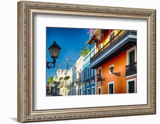 Colors Of Old San Juan II-George Oze-Framed Photographic Print