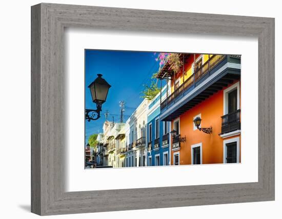 Colors Of Old San Juan II-George Oze-Framed Photographic Print