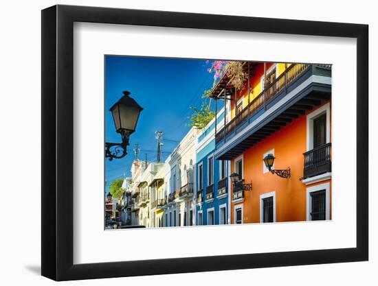 Colors Of Old San Juan II-George Oze-Framed Photographic Print