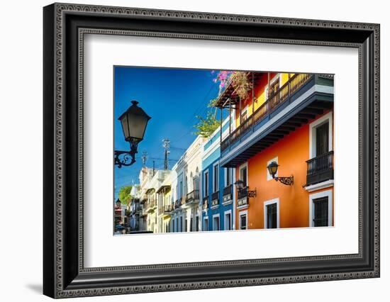 Colors Of Old San Juan II-George Oze-Framed Photographic Print