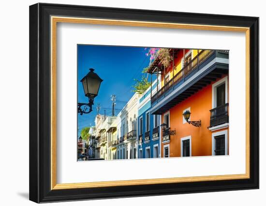 Colors Of Old San Juan II-George Oze-Framed Photographic Print