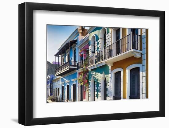 Colors Of Old San Juan III-George Oze-Framed Photographic Print