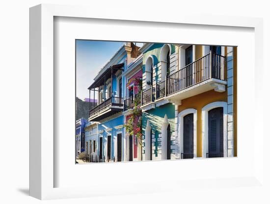 Colors Of Old San Juan III-George Oze-Framed Photographic Print