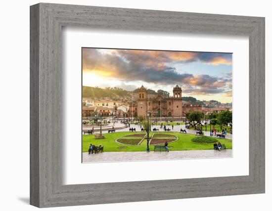 Colors of Peru - Cusco at Sunset-Philippe HUGONNARD-Framed Photographic Print