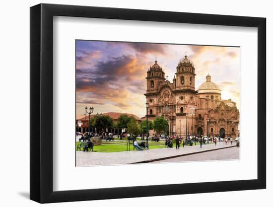 Colors of Peru - Cusco Cathedral-Philippe HUGONNARD-Framed Photographic Print