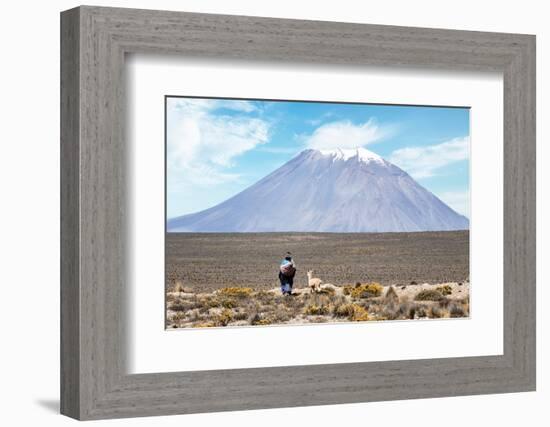 Colors of Peru - El Misti Volcano-Philippe HUGONNARD-Framed Photographic Print