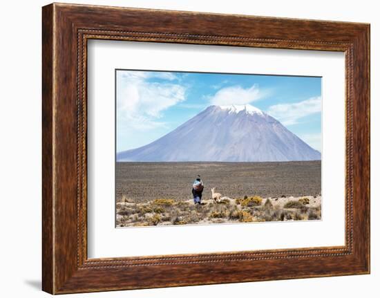 Colors of Peru - El Misti Volcano-Philippe HUGONNARD-Framed Photographic Print