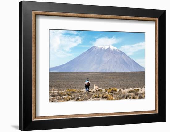 Colors of Peru - El Misti Volcano-Philippe HUGONNARD-Framed Photographic Print