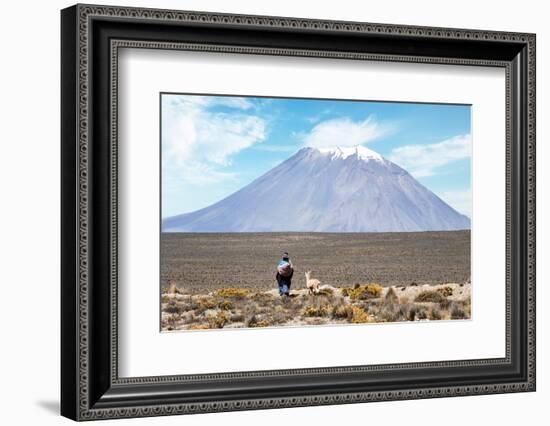 Colors of Peru - El Misti Volcano-Philippe HUGONNARD-Framed Photographic Print