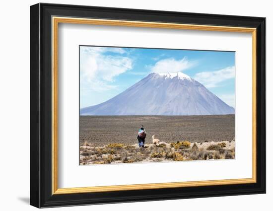 Colors of Peru - El Misti Volcano-Philippe HUGONNARD-Framed Photographic Print