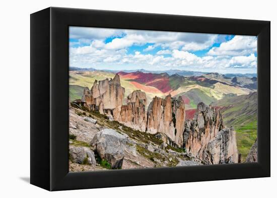 Colors of Peru - Highest Altitude-Philippe HUGONNARD-Framed Premier Image Canvas