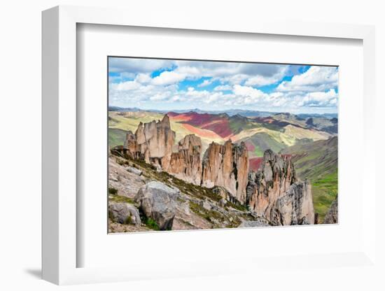 Colors of Peru - Highest Altitude-Philippe HUGONNARD-Framed Photographic Print