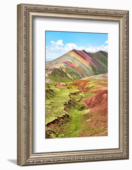 Colors of Peru - Mountain of Seven Colors-Philippe HUGONNARD-Framed Photographic Print