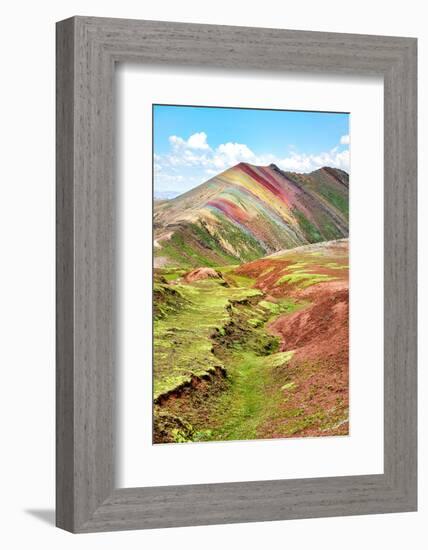 Colors of Peru - Mountain of Seven Colors-Philippe HUGONNARD-Framed Photographic Print