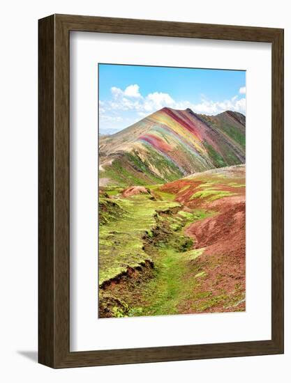 Colors of Peru - Mountain of Seven Colors-Philippe HUGONNARD-Framed Photographic Print