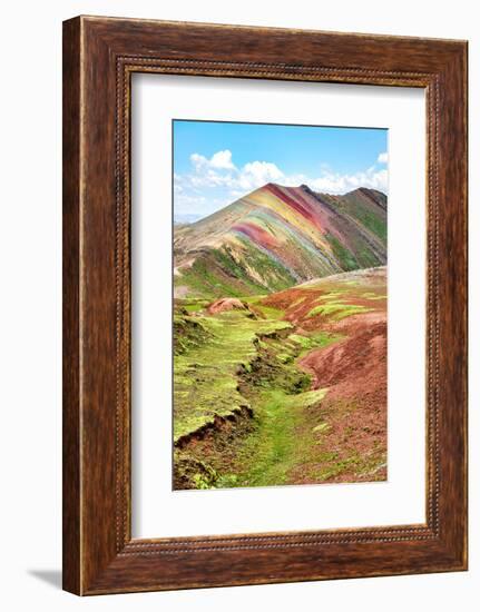 Colors of Peru - Mountain of Seven Colors-Philippe HUGONNARD-Framed Photographic Print