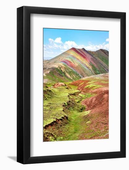 Colors of Peru - Mountain of Seven Colors-Philippe HUGONNARD-Framed Photographic Print