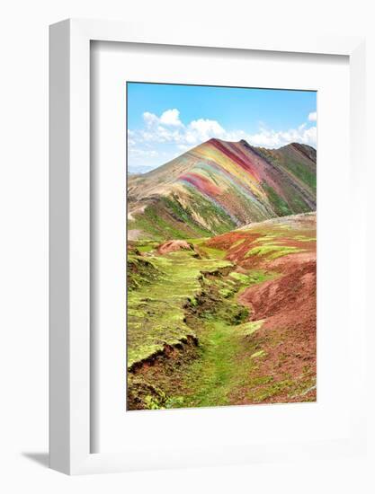 Colors of Peru - Mountain of Seven Colors-Philippe HUGONNARD-Framed Photographic Print