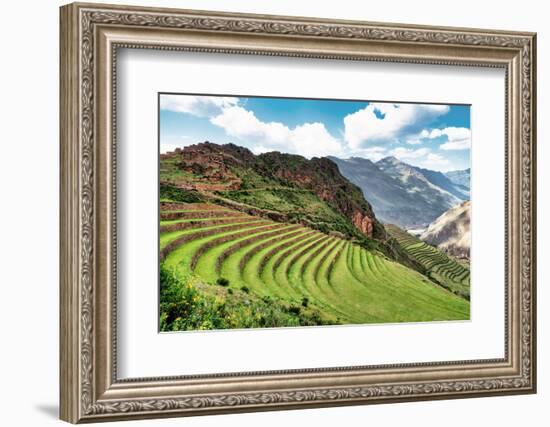 Colors of Peru - Pisac Sacred Valley-Philippe HUGONNARD-Framed Photographic Print