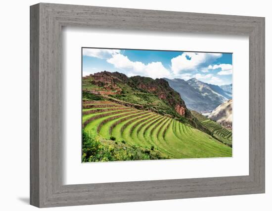 Colors of Peru - Pisac Sacred Valley-Philippe HUGONNARD-Framed Photographic Print