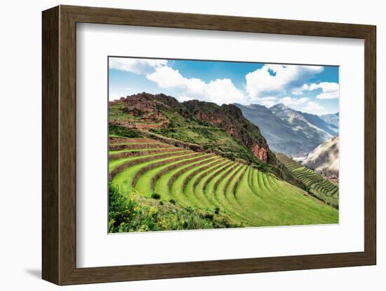 Colors of Peru - Pisac Sacred Valley-Philippe HUGONNARD-Framed Photographic Print