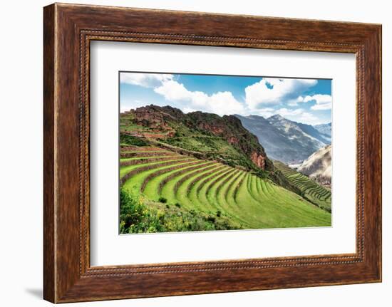 Colors of Peru - Pisac Sacred Valley-Philippe HUGONNARD-Framed Photographic Print