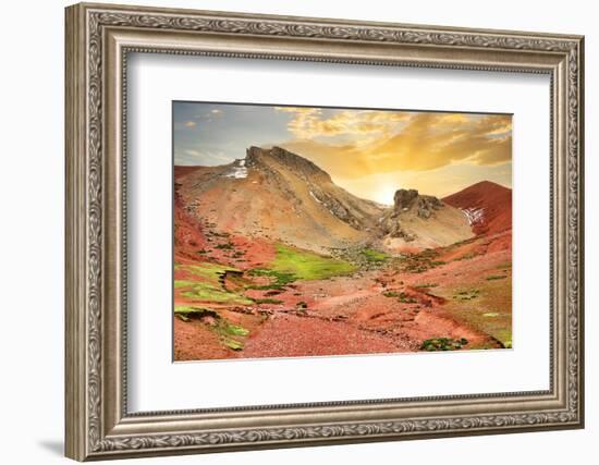 Colors of Peru - Red Valley-Philippe HUGONNARD-Framed Photographic Print