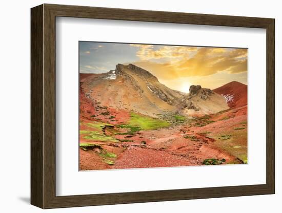 Colors of Peru - Red Valley-Philippe HUGONNARD-Framed Photographic Print