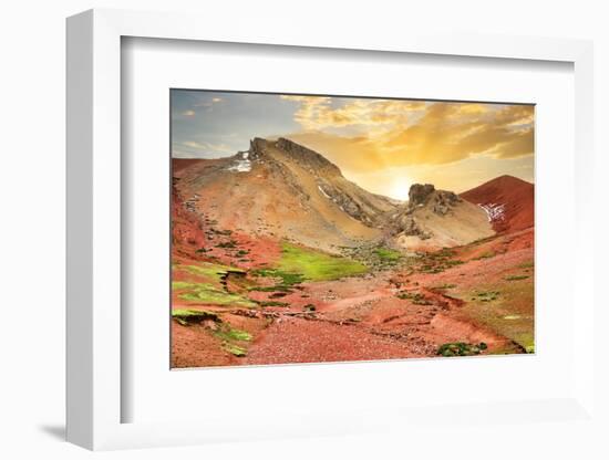 Colors of Peru - Red Valley-Philippe HUGONNARD-Framed Photographic Print