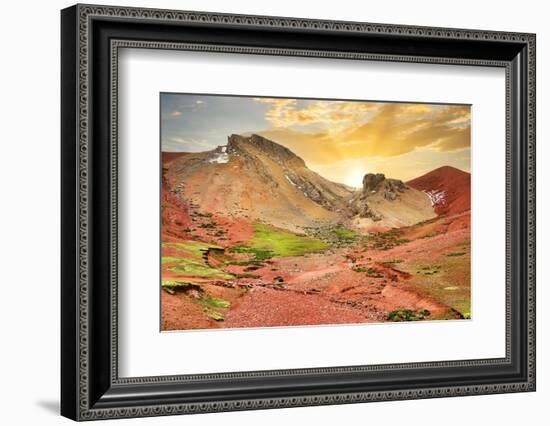 Colors of Peru - Red Valley-Philippe HUGONNARD-Framed Photographic Print