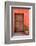 Colors of Peru - Red Wall-Philippe HUGONNARD-Framed Photographic Print