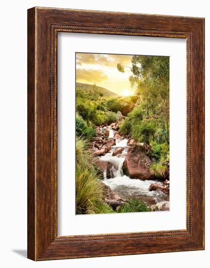 Colors of Peru - Sunset River-Philippe HUGONNARD-Framed Photographic Print