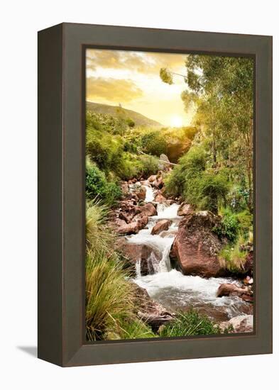 Colors of Peru - Sunset River-Philippe HUGONNARD-Framed Premier Image Canvas