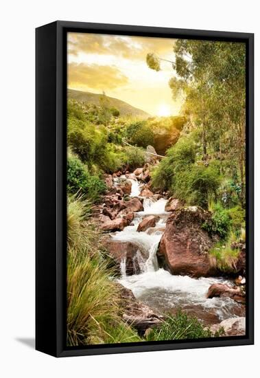 Colors of Peru - Sunset River-Philippe HUGONNARD-Framed Premier Image Canvas