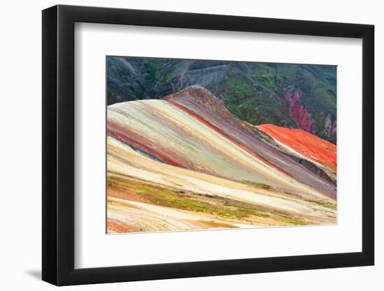 Colors of Peru - The Rainbow Mountain-Philippe HUGONNARD-Framed Photographic Print