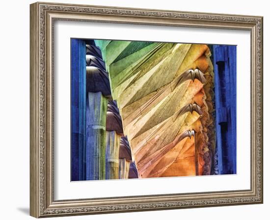 Colors of the Sagrada Familia-Steve Pearlman-Framed Art Print