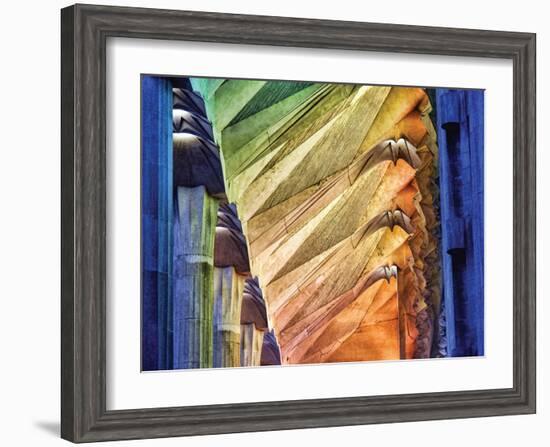 Colors of the Sagrada Familia-Steve Pearlman-Framed Art Print