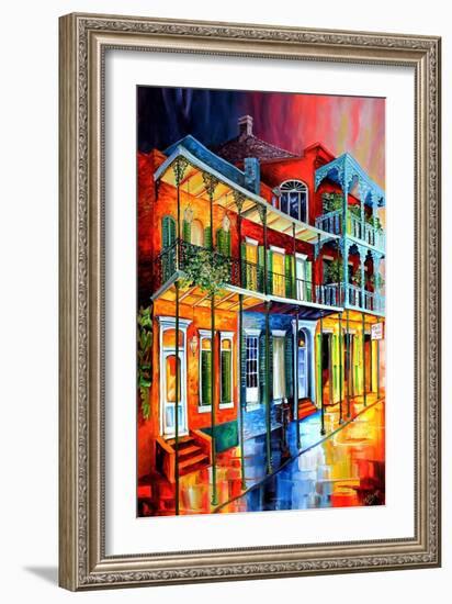 Colors of the Vieux Carre-Diane Millsap-Framed Art Print