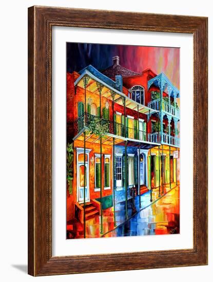 Colors of the Vieux Carre-Diane Millsap-Framed Art Print