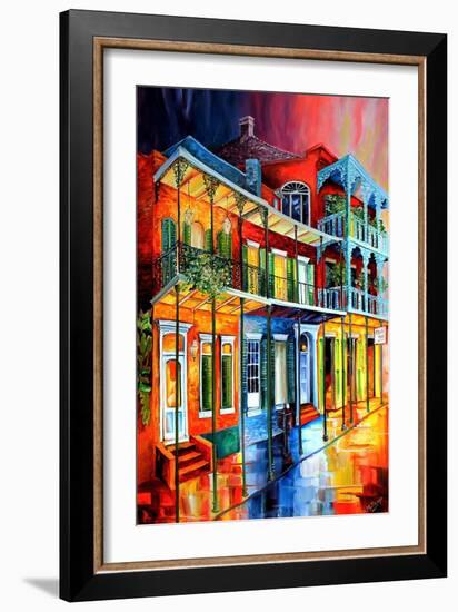 Colors of the Vieux Carre-Diane Millsap-Framed Art Print