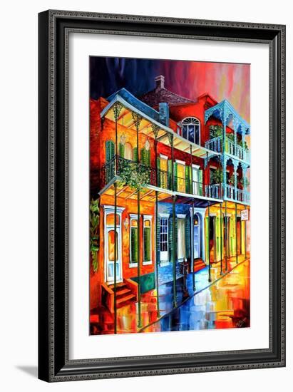 Colors of the Vieux Carre-Diane Millsap-Framed Art Print